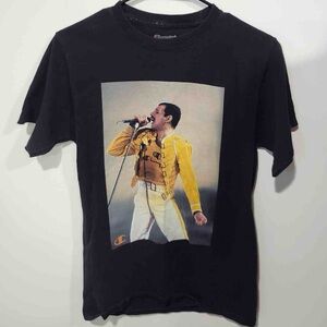 Champion x Queen Collaboration Tee featuring icon Freddie Mercury